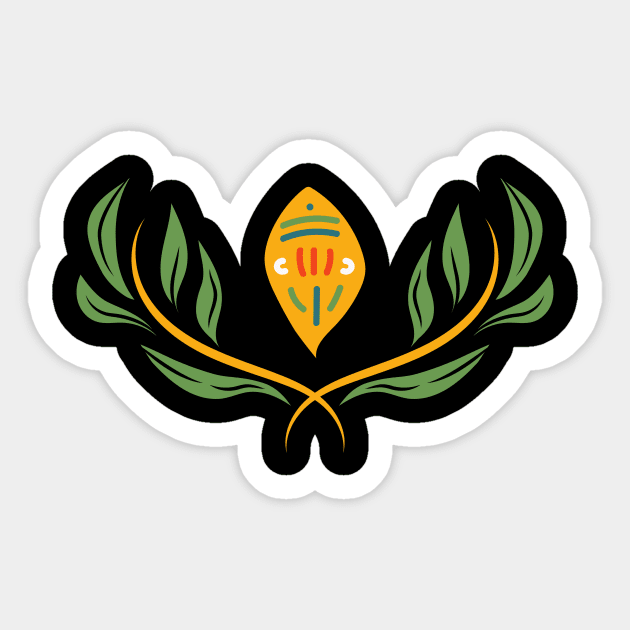 Native American herb Sticker by rayanammmar